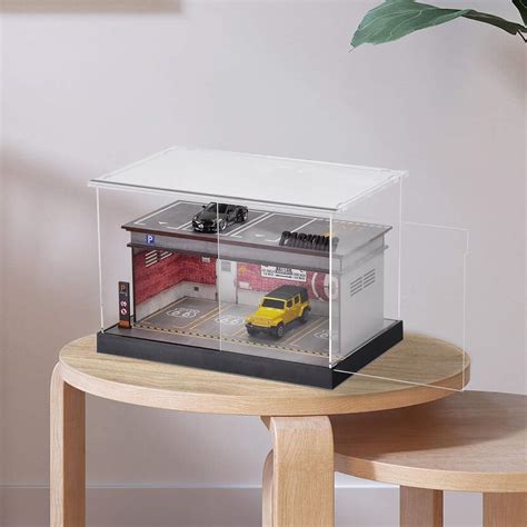 Hot Wheels Vitrina De Estacionamiento A Presi N A Escala Neum Ticos Modelo De Luz Led