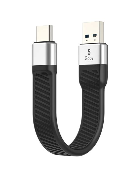 Short Usb Type C Cable 5gbps Data Sync Android Auto Cable 3a Usb To Usb C 31 Fastquick Charge