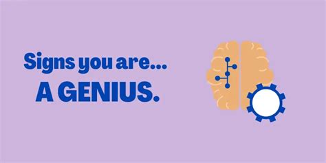how to know if you are a genius
