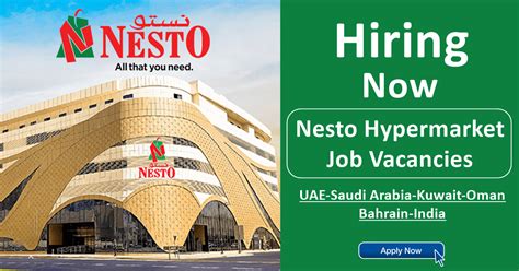 Nesto Group Careers Jobs In Uae Saudi Arabia Kuwait Oman Bahrain