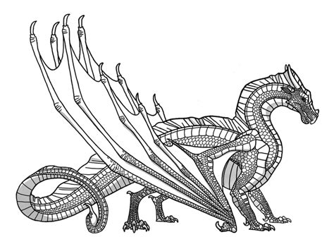 A Drawing Of A Dragon Made Out Of Different Shapes And Sizes With