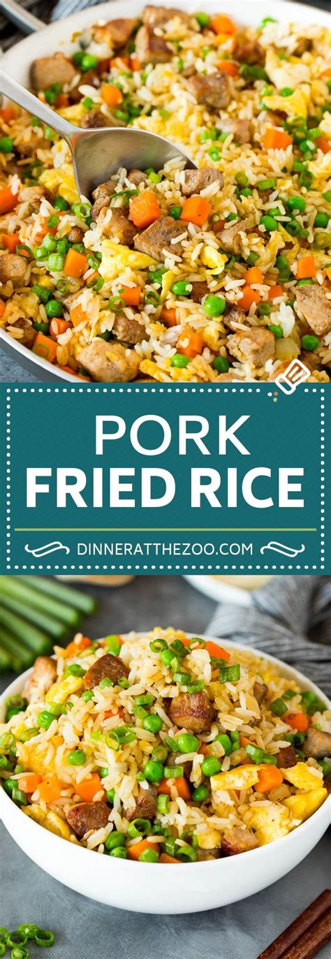 This Pork Fried Rice Is Pork Tenderloin Pieces Cooked With Vegetables