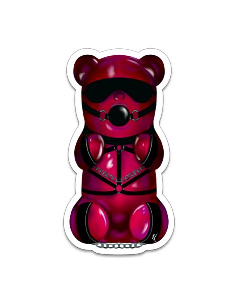 Bondage Bear Sticker Creep Cult®