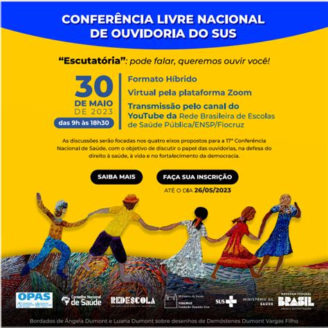 Conferência Livre Nacional De Ouvidoria Do Sus — Controladoria Geral Da