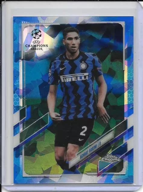 2020 21 TOPPS CHROME Sapphire UEFA Achraf Hakimi Refractor 31 EUR 1 12