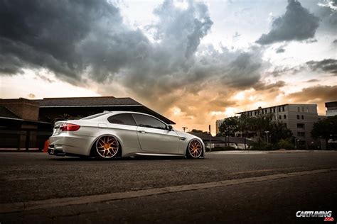 Bagged BMW M3 E92 Rear