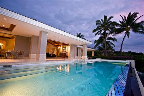 Pacific Ocean View Wailea Maui Home Contemporary Pool San