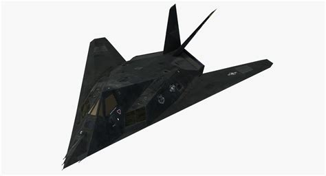 3ds max lockheed nighthawk stealth aircraft