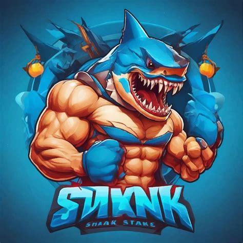 Premium Vector Vector Gym Shark Esport Mascot Logo