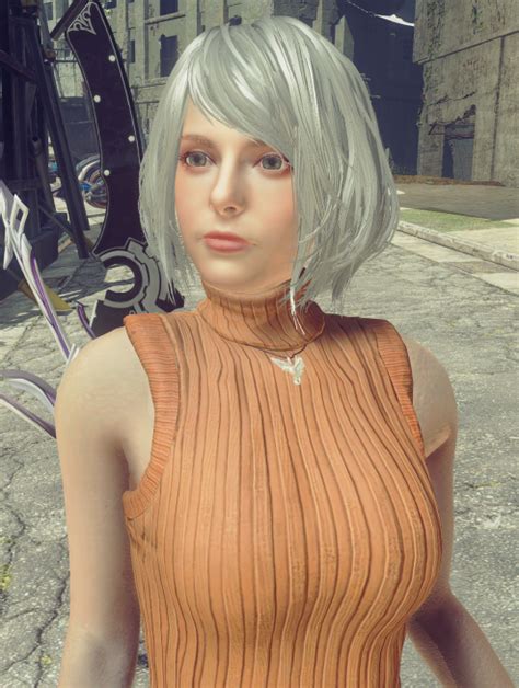 2b As Ashley Graham From Resident Evil 4 Remake At Nier Automata Nexus Mods And Community