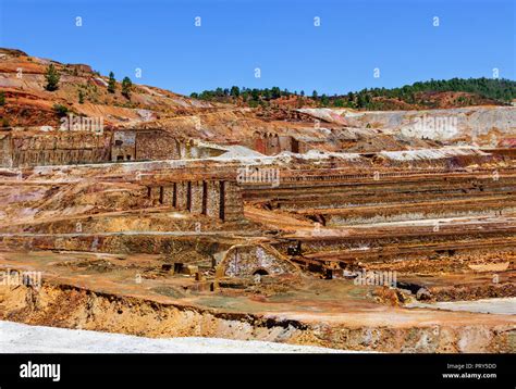 Old Mining Explotation Landscape Stock Photo Alamy