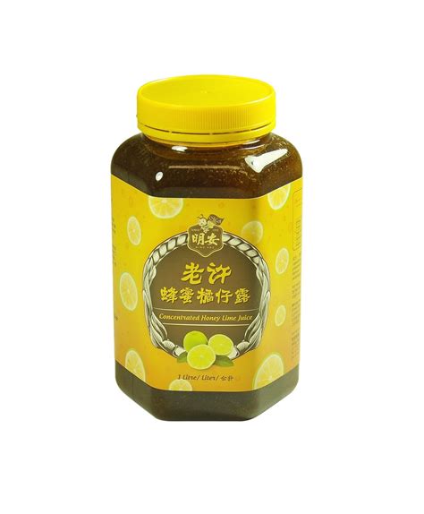 Concentrated Honey Lime Juice 1000ml 明安特產專賣店 Ming Ang Confectionery