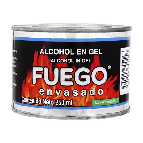 Alcohol En Gel Fuego Envasado Ml Lata Soriana