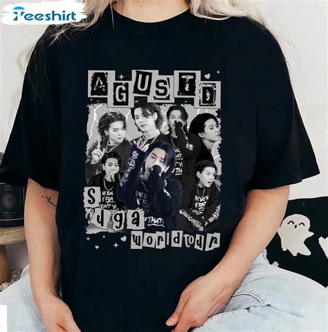 Suga Agust D Shirt Agust D World Tour Unisex T Shirt Short Sleeve