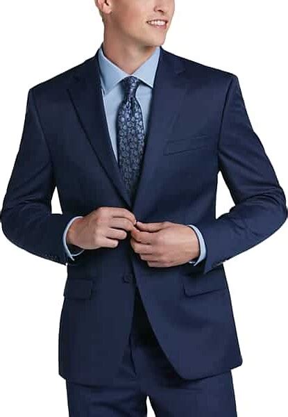 Collection by Michael Strahan Men's Michael Strahan Classic Fit Suit Separates Coat Blue/Postman ...