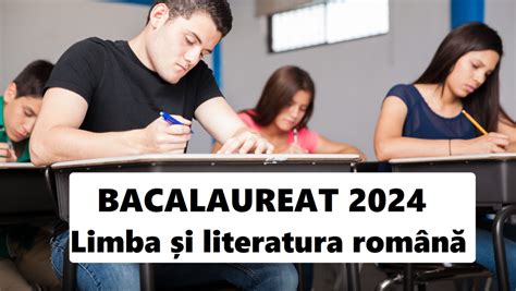 Bacalaureat Subiectele La Limba I Literatura Rom N