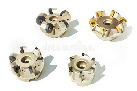 Tool Bits Milling and Lathe Cutters for Metal Isolated White Stock ...