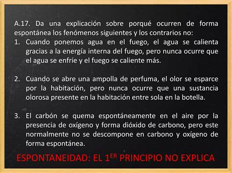 Química2 bach 6 8 segundo principio de la termodinámica PPT