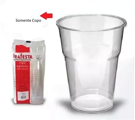 Embalagens Molena Copo Plástico 200ml Supremo Prafesta C 50