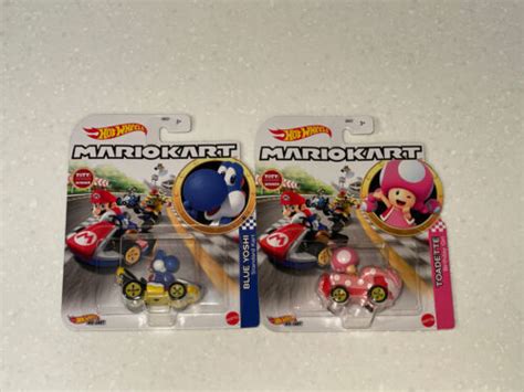 Hot Wheels Mario Kart Toadette Birthday Girl Dark Blue Yoshi Standard