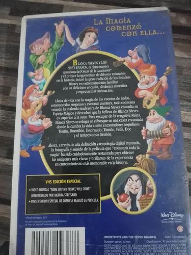 Vhs De Blanca Nieves Y Los Siete Enanos Disney Original En Venta En