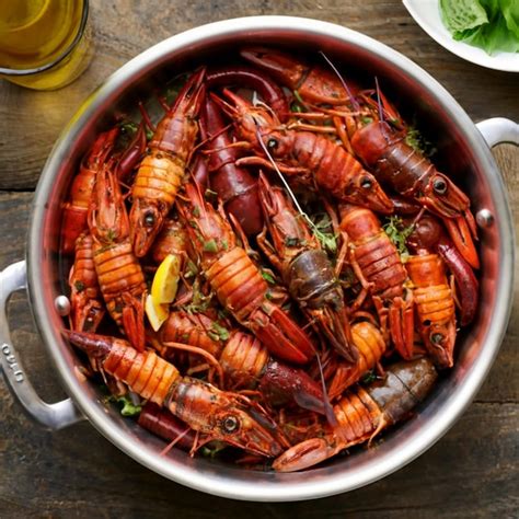 Premium Photo Delight Your Senses With Cooked Crawfish Delectable