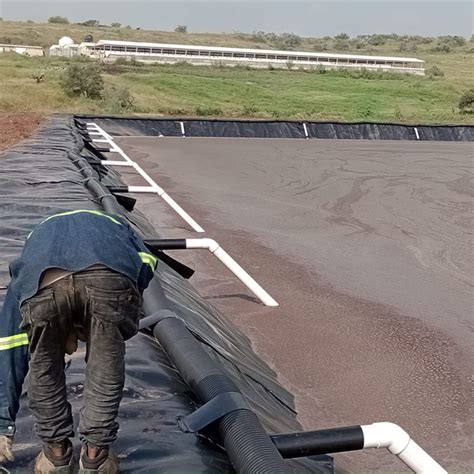 Black Mm Mm Mm Pe Geo Membrane Liner For Sanitary Landfill