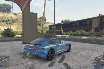 Mercedes AMG GTR Livery POLIZEI German GTA5 Mods