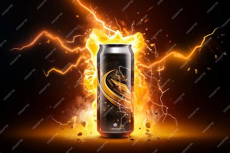 Premium Ai Image Creative Concept Banner To Advertise An Energy Drink