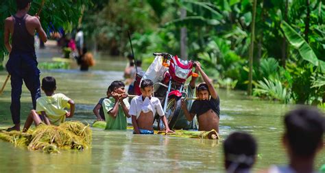 Assam: 2 Die as Floods Inundate 9 Districts, Affecting Nearly 3 Lakh People - The Wire