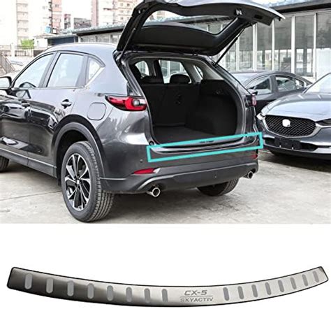 Apexra Car Stainless Steel Rear Bumper Protector For Mazda Cx5 Cx 5 2017 2021 2022 2023