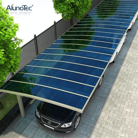 Outdoor Aluminum Carport Gazebo Shelter Polycarbonate Sheet Roof Car