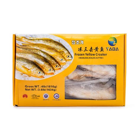 Get YABA Yellow Croaker Headless And Cleaned Frozen 1 Box Delivered