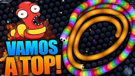 Slither Io Vamos Por El Top El Nuevo Agar Io De Los Gusanos Slitherio