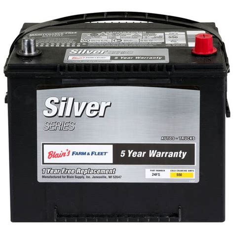 Blain S Farm Fleet Year Silver Automotive Battery