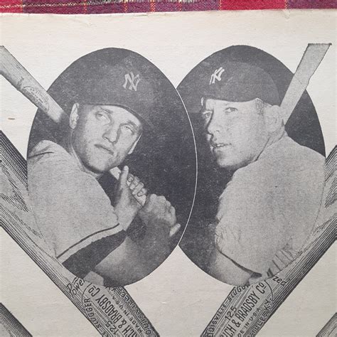 1961 Mickey Mantle Roger Maris Babe Ruth Lou Gehrig Auld Lang Syne Slugger Bats EBay