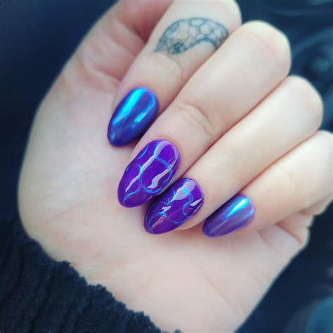 Purple Chrome Nails: 35+ Designs That Will Turn Heads - Nail Designs Daily