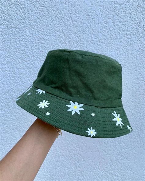 Flower Embroidery Bucket Hat Artofit