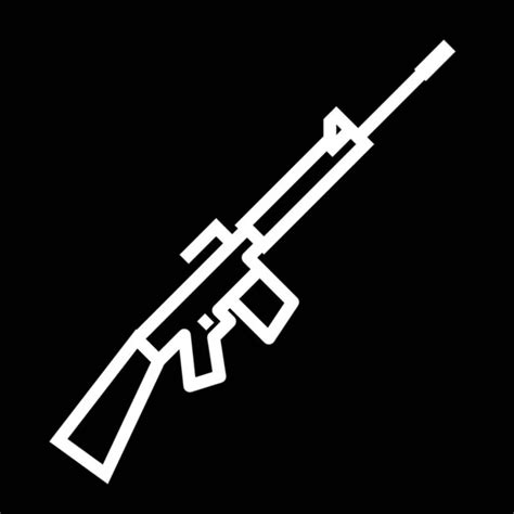 Assault Rifle Icon Simple Weapon Vector Illustration Stock Vector By ©cosadeposit 690266848