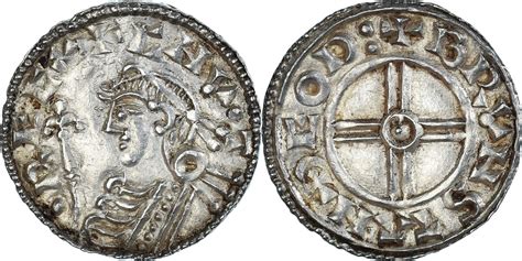 Großbritannien Penny ca 1029 1035 Thetford Münze Anglo Saxon Cnut