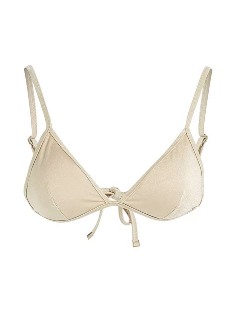 Tommy Hilfiger Bikini Oberteil Gold