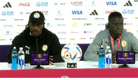 Cdm Qatar 2022 conférence de presse d avant match du Coach Aliou