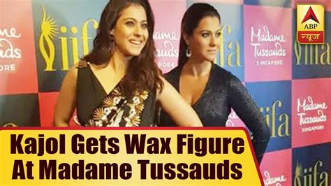 Kajol Gets Wax Figure At Madame Tussauds Singapore ABP News YouTube