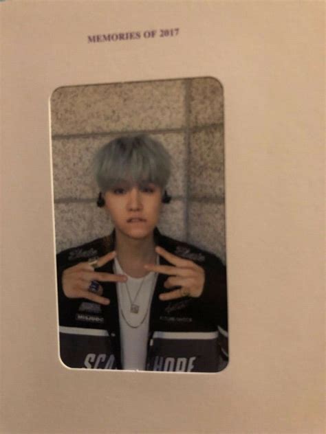 Bts Memories Of 2017 Blu Ray Suga Photocard 2012405068