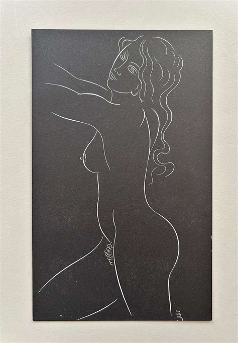 A Nude Engraving By Eric Gill