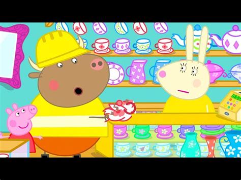 Peppa Pig - Mr. Bull In A China Shop…: English ESL video lessons