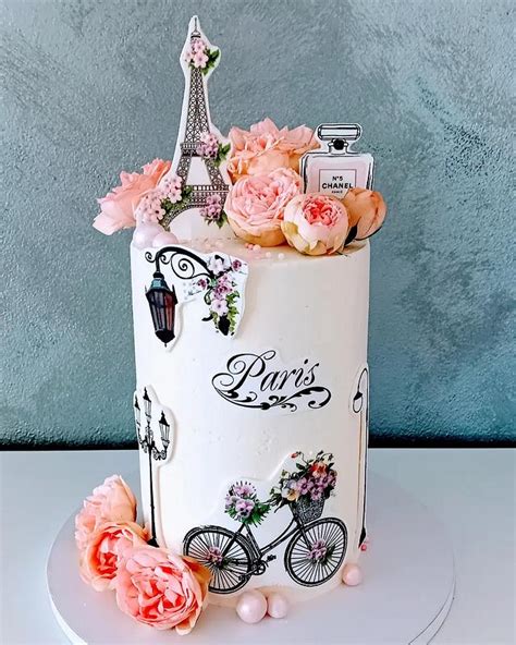 Paris Decorated Cake By Alenascakes Cakesdecor