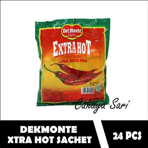 Jual Delmonte Saus Sambal Sachet Extra Hot Isi Pcs Shopee Indonesia