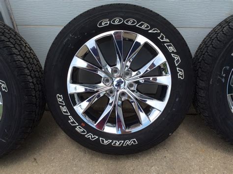 2015 F150 20 Pvd Chrome Wheels And Goodyear Wrangler 2755520 Tires Ford F150 Forum