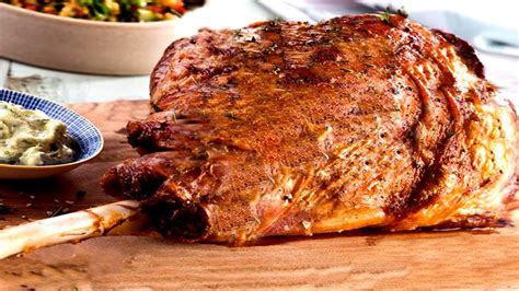 Whole Lamb Leg Roast Without Oven Youtube